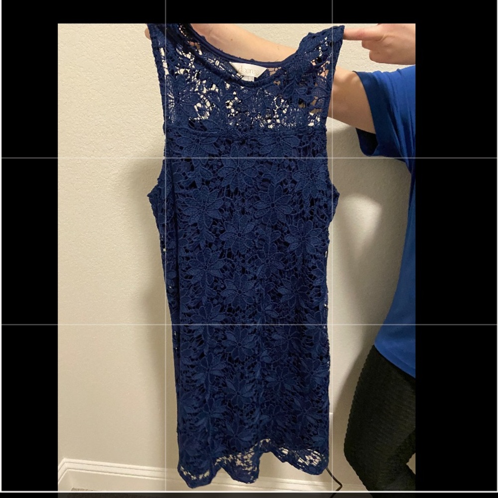 Navy Blue Spring Dress